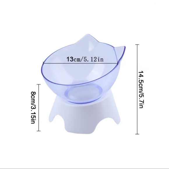 5/$25 cat face shaped elevated Pet bowl, brand new comes apart for easy cleaning - Picture 4 of 9